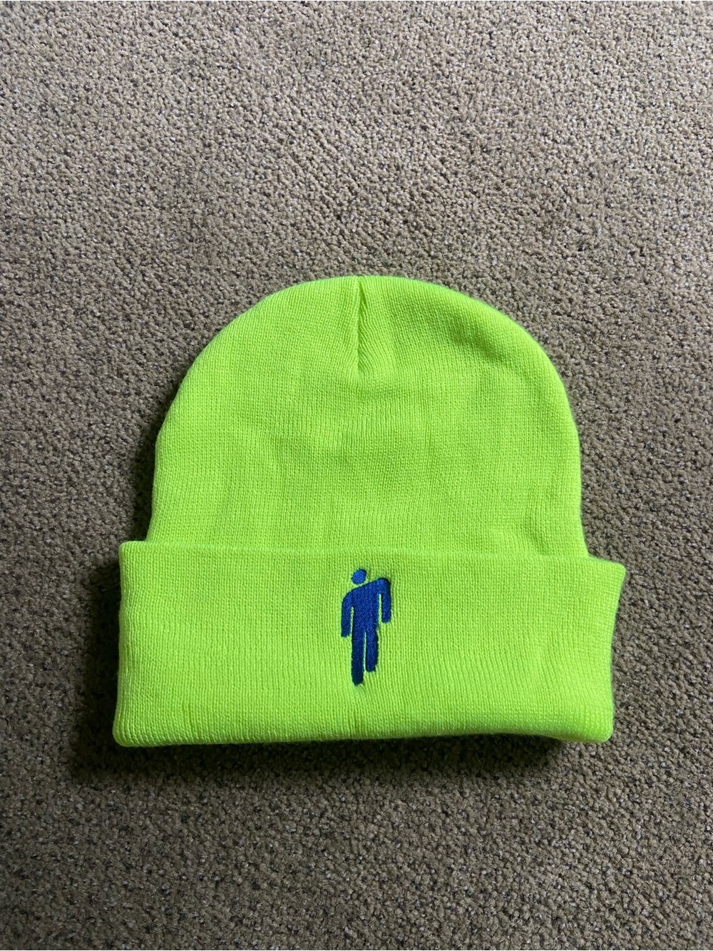 Billie Eilish Neon Green Toque